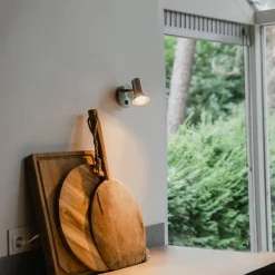 QAZQA Wandspot Stahl dreh- und neigbar mit Schalter - Karin 1