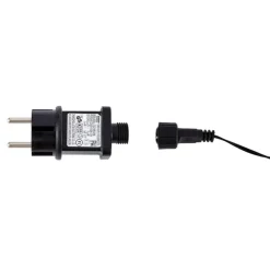 QAZQA Weihnachtsbaum Schwarz inkl. LED IP44 - Brilli