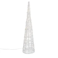 QAZQA Weihnachtsbaum transparent 60cm inkl. LED IP44 - Coni
