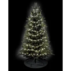 Luca Lighting Weihnachtsbeleuchtung grün mit 700 LEDs weiß 14m IP44 - Prancer