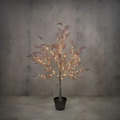 Luca Lighting Weihnachts-Bodenleuchte Baum 120cm inkl. LED mit Timer IP44 - Fuyu
