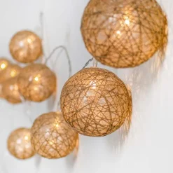 Newgarden Weihnachts-Lichterkette für Außen 3,3 m inkl. LED 10-Lichter - Pallina