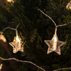 Newgarden Weihnachts-Lichterkette für Außen 4,5 m inkl. LED 16-Lichter - Bianca