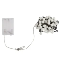 QAZQA Weihnachts-Lichterkette grün mit 70 weißen LEDs 3,5m IP20 - Dasher