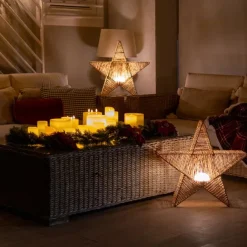 Newgarden Weihnachts-Stehleuchte Braun 40cm inkl. LED IP54 Akku - Sisine