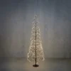 Luca Lighting Weihnachts-Stehleuchte Schwarz Baum 150cm inkl. LED mit Timer IP44 - Caspar