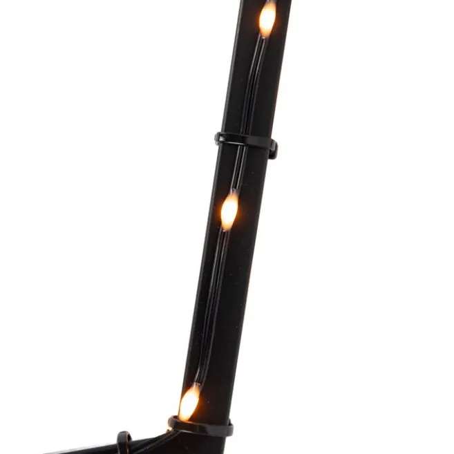Luca Lighting Weihnachtsstrahler Stern Weihnachten Schwarz 60cm inkl. LED IP44 mit Fernbedienung - Kas
