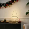 QAZQA Weihnachts-Tischleuchte Gold Weihnachtsbaum inkl. LED - Arbre