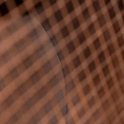 QAZQA Weinlesestehlampe auf Bambusstativgrün mit Kupfer - Fass