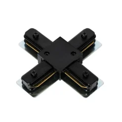 QAZQA X-Kupplung für 1-Phasen-Schiene schwarz - Iconic