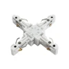 QAZQA X-Verbinder Schiene weiß 1-phasig - Slimline